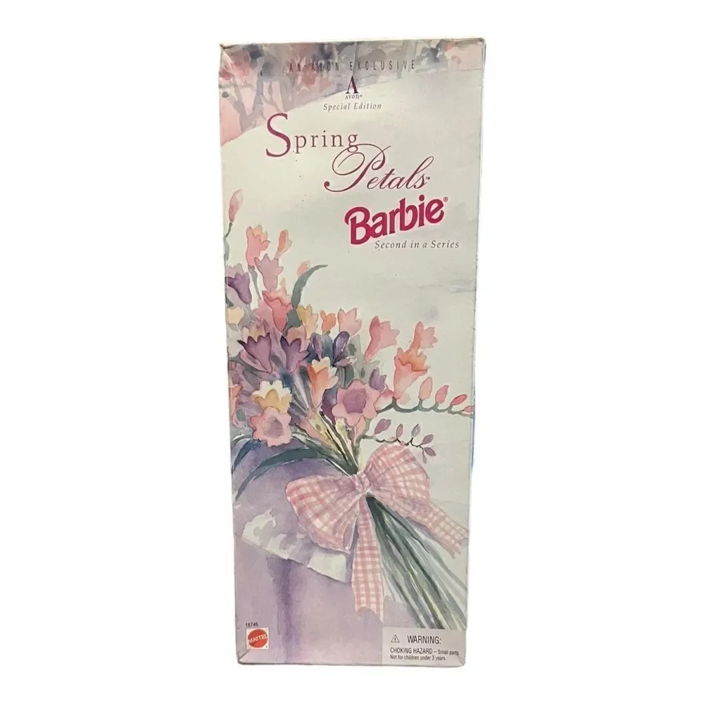 Barbie Spring Petals Barbie Blonde Avon Exclusive 1996 Mattel 16746 New NIB